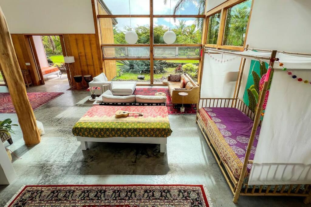 Jungle Haven Ocean Front Eco Villa On Fruit Farm Pahoa المظهر الخارجي الصورة