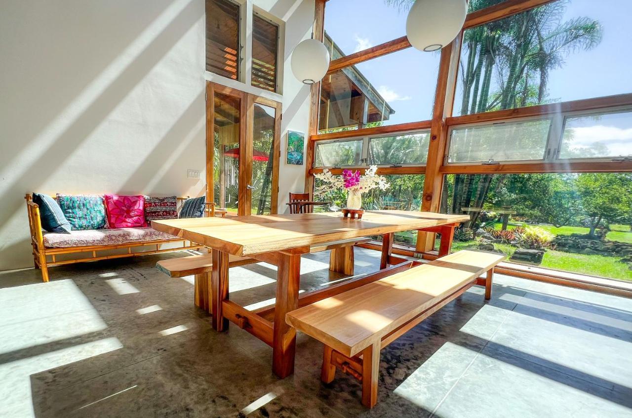 Jungle Haven Ocean Front Eco Villa On Fruit Farm Pahoa المظهر الخارجي الصورة