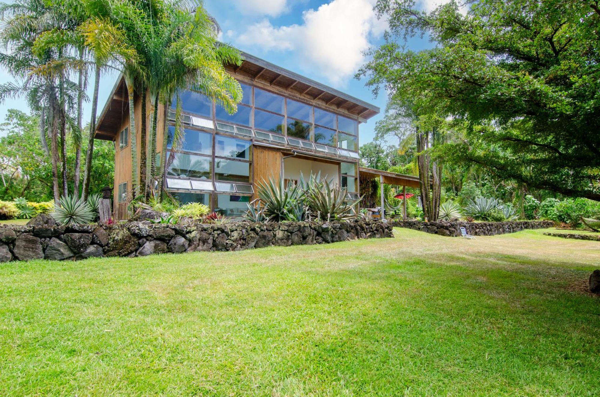 Jungle Haven Ocean Front Eco Villa On Fruit Farm Pahoa المظهر الخارجي الصورة